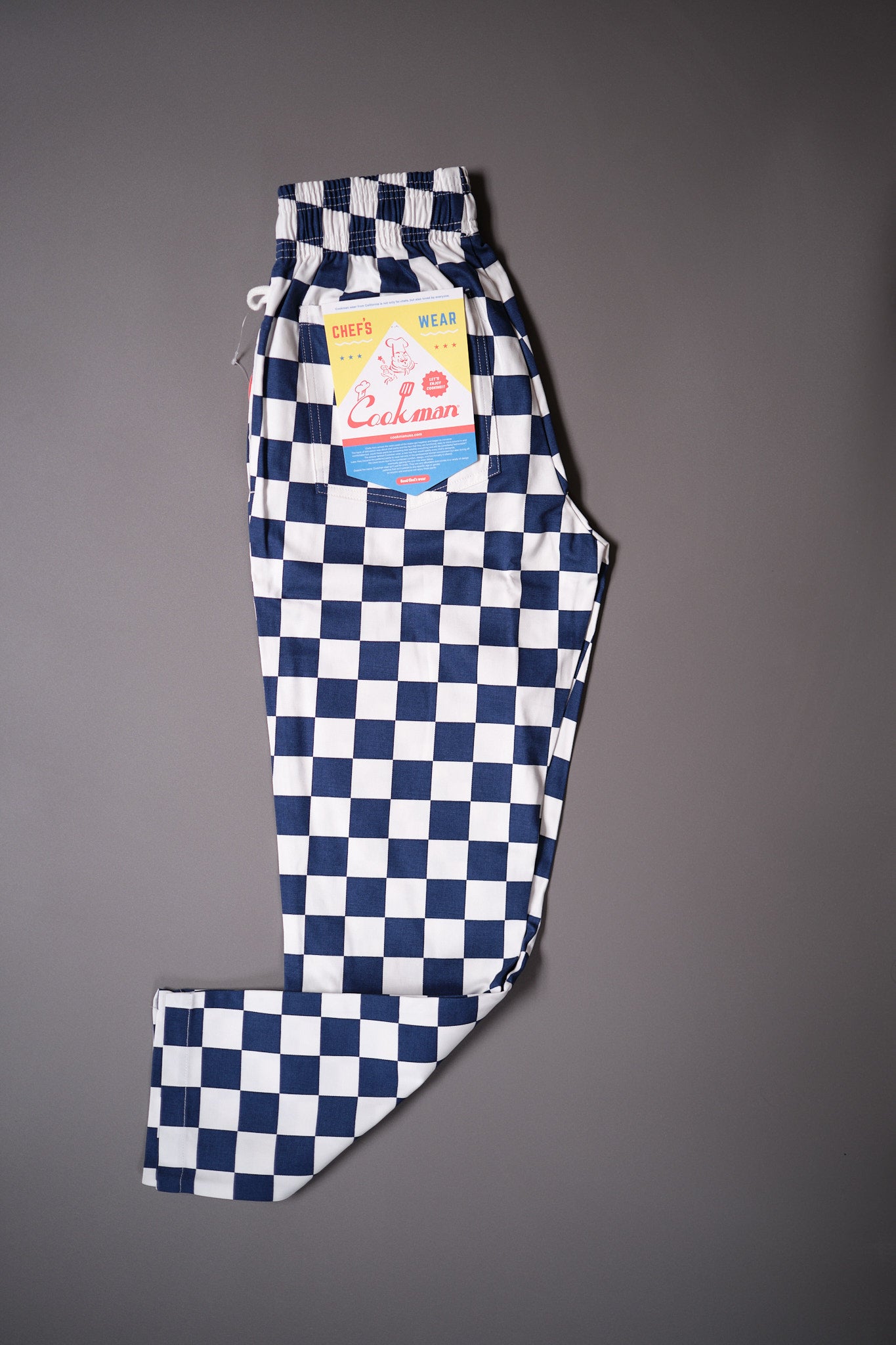Chef Pants - Checker : Navy