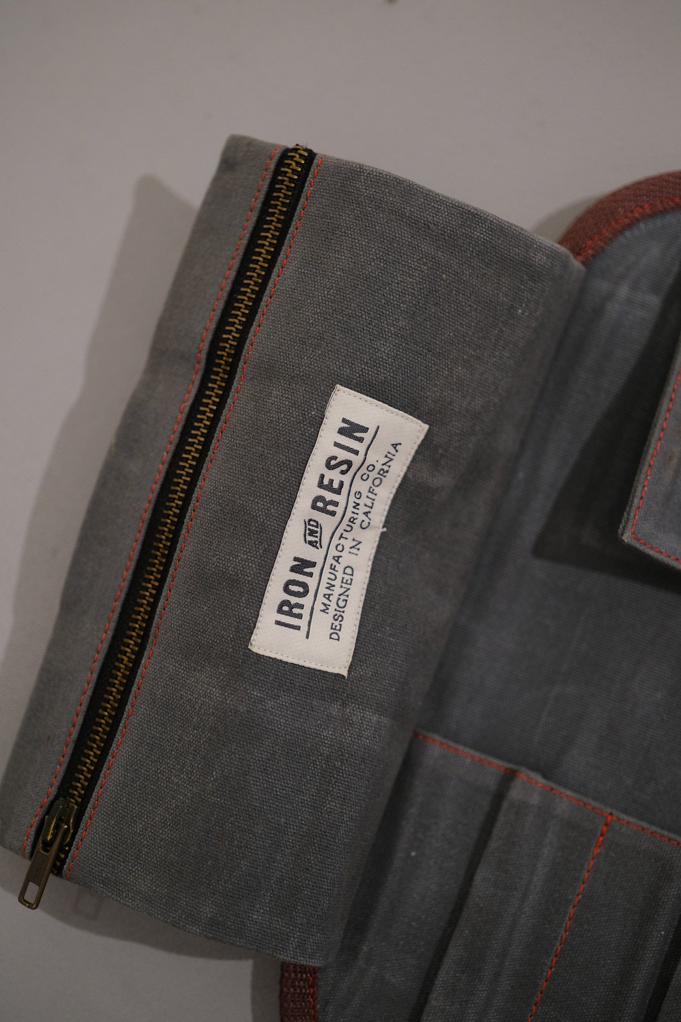 Trousse à outils — Cuir & toile waxée