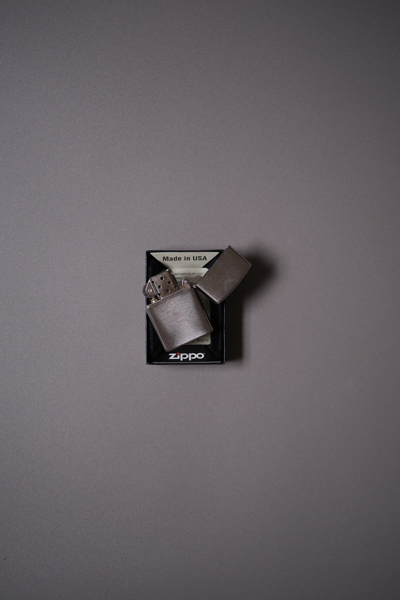 Briquet Brushed Chrome