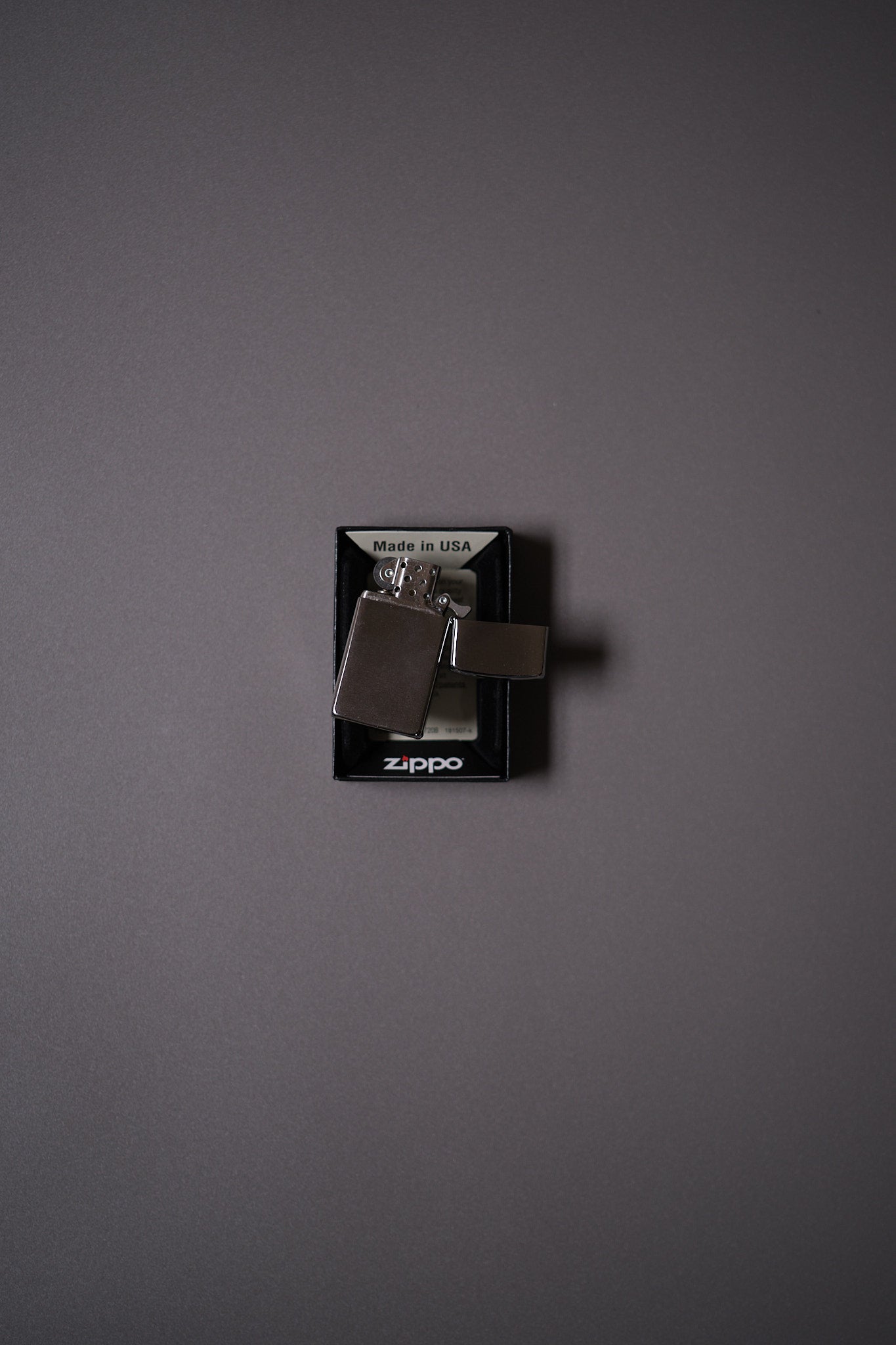 Briquet Slim Brushed Chrome