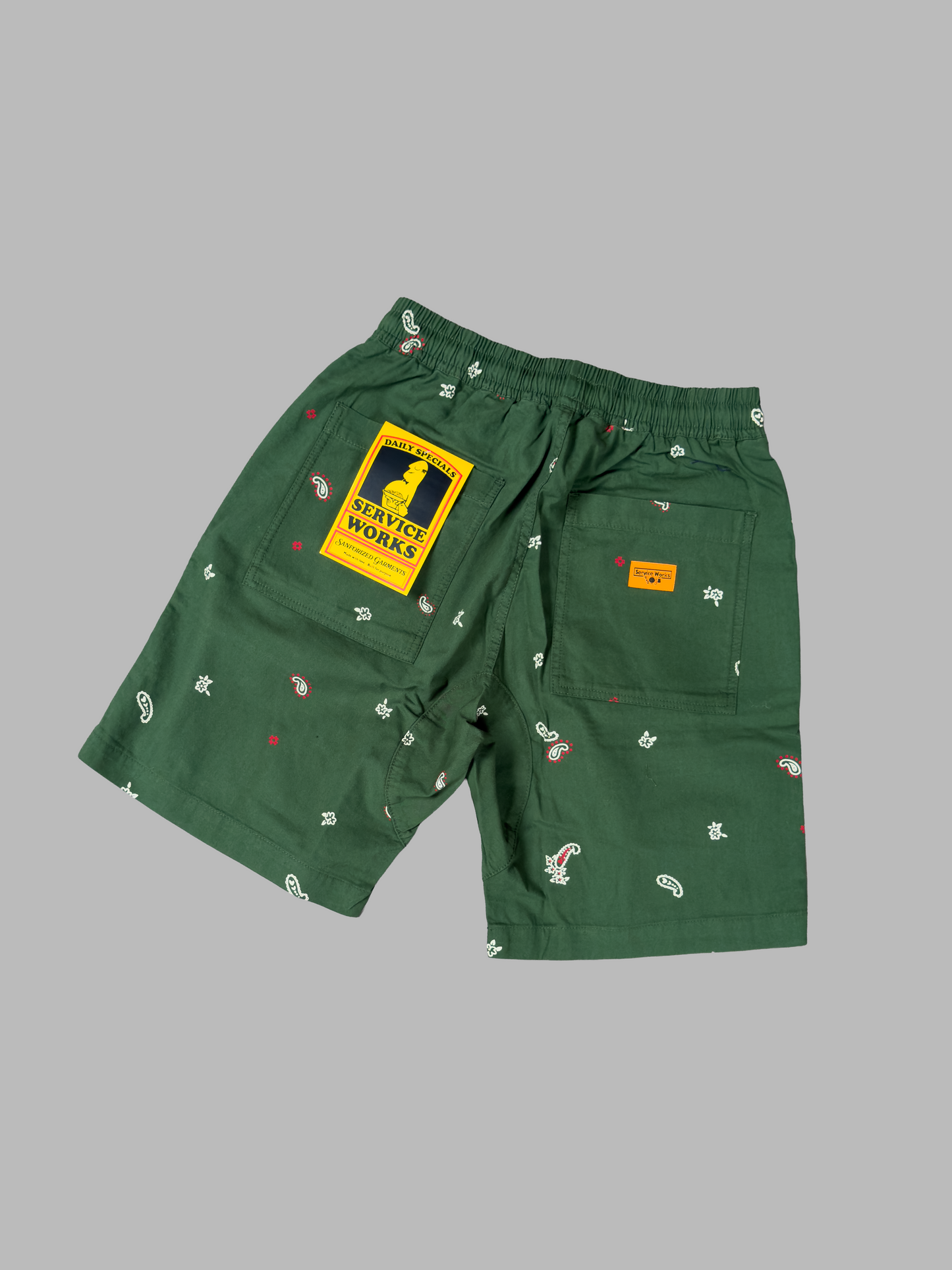 PAISLEY CHEF SHORTS