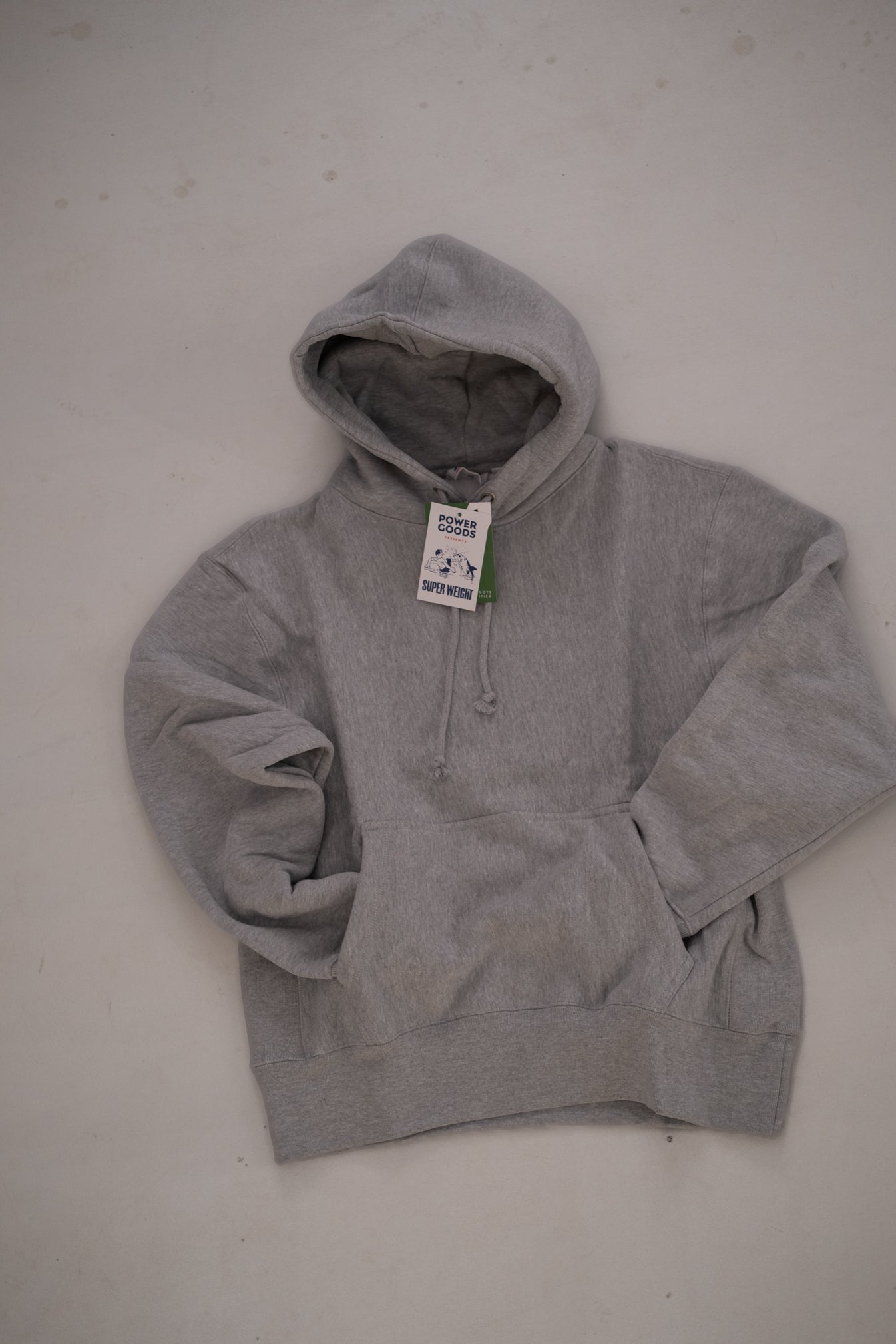 Super Weight Hoodie - Heather Grey