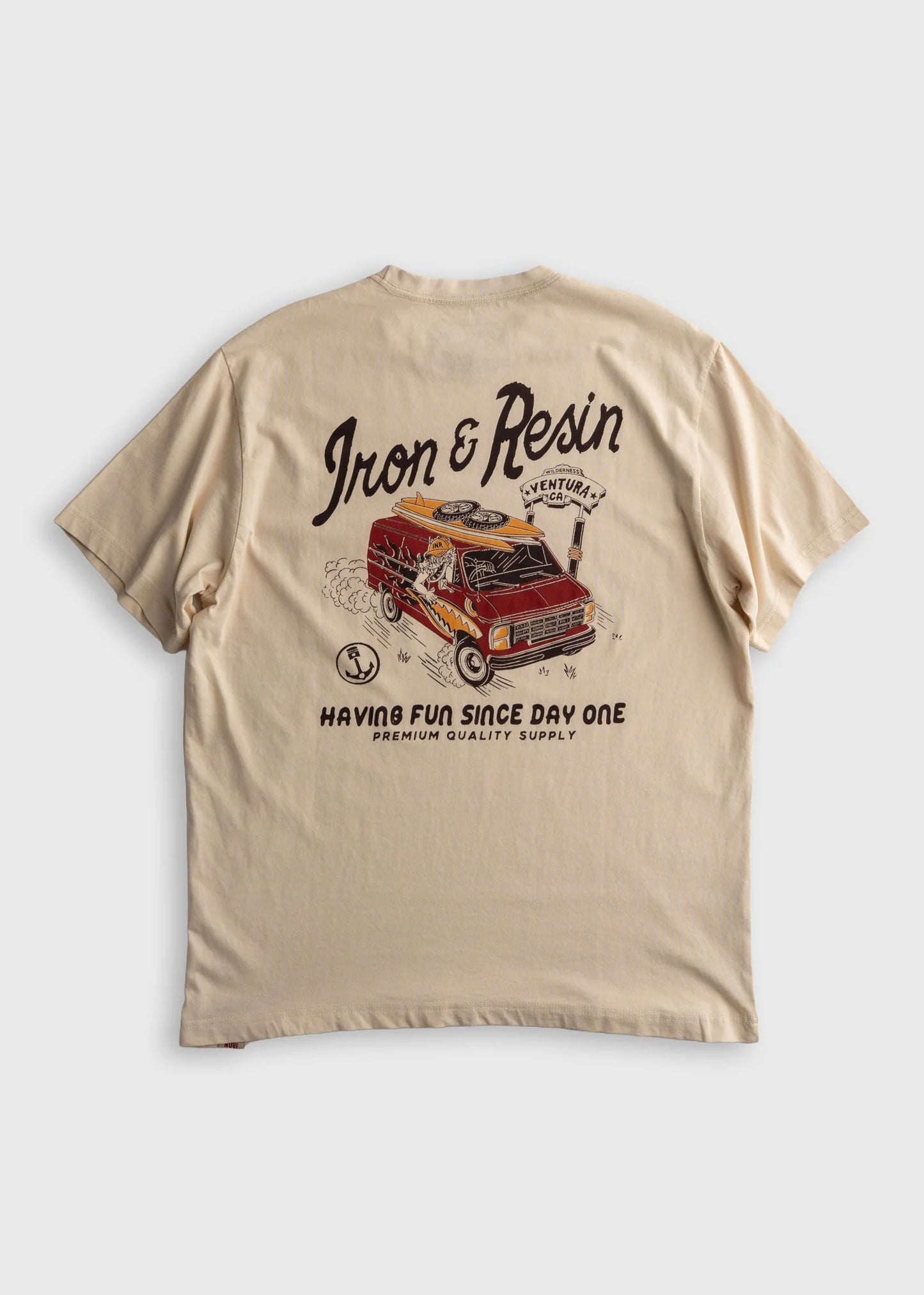 tee shirt iron resin the piston shop lille