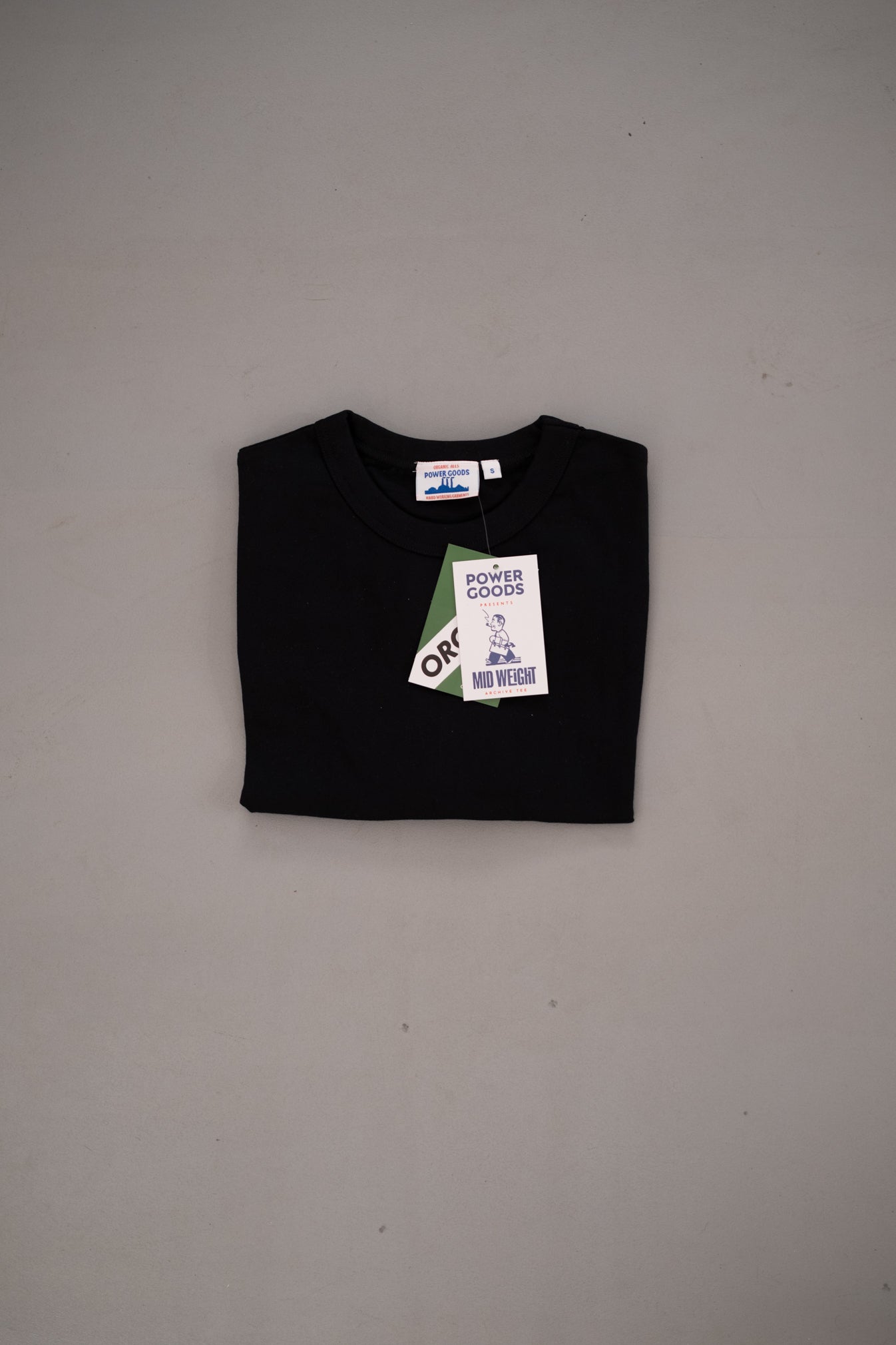 Powergoods archive tee black the piston shop