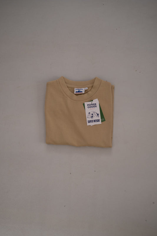 Powergoods-superweight-tee-khaki