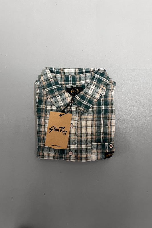 Flannel Shirt - Green Plaid
