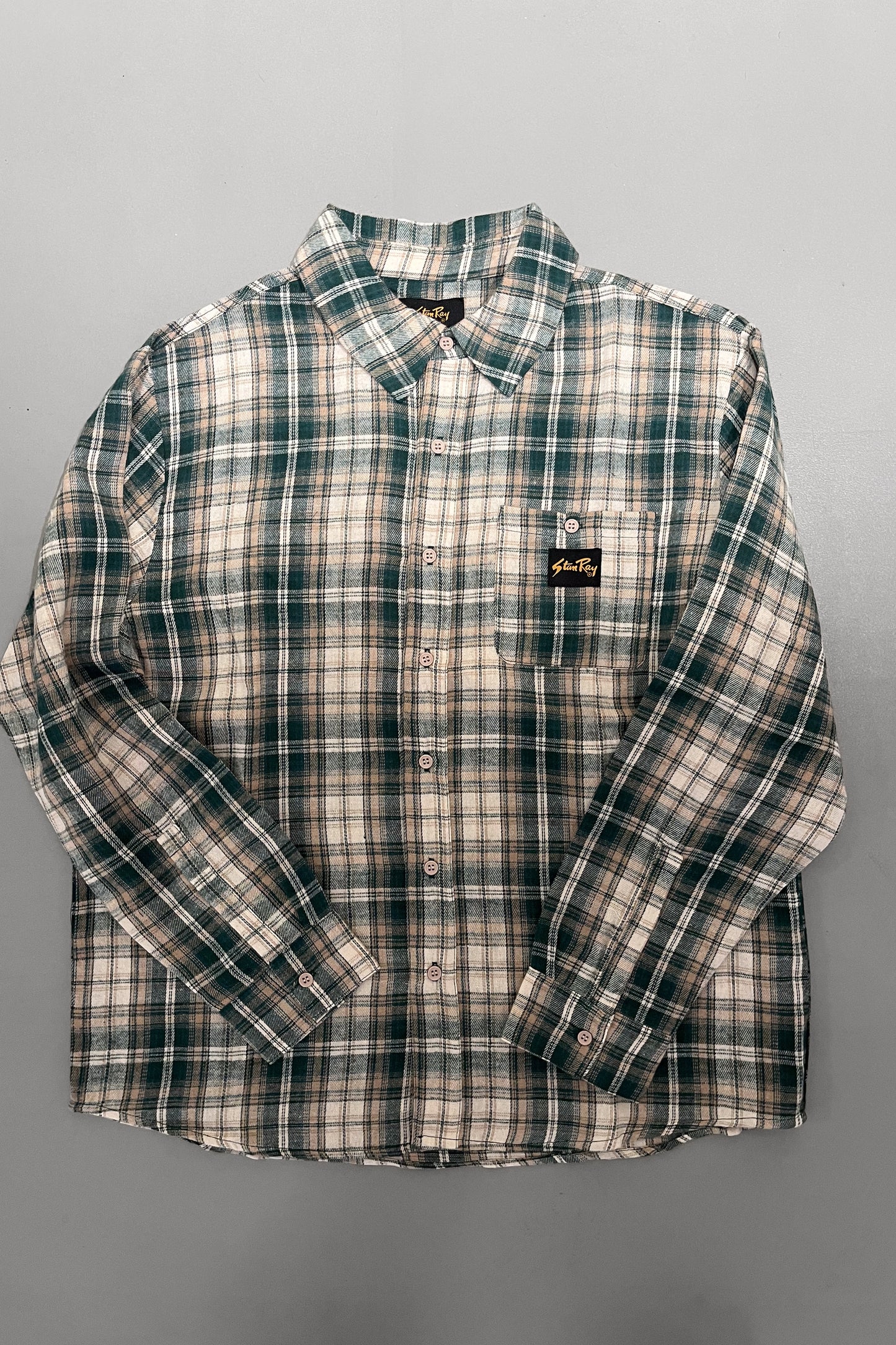 Flannel Shirt - Green Plaid