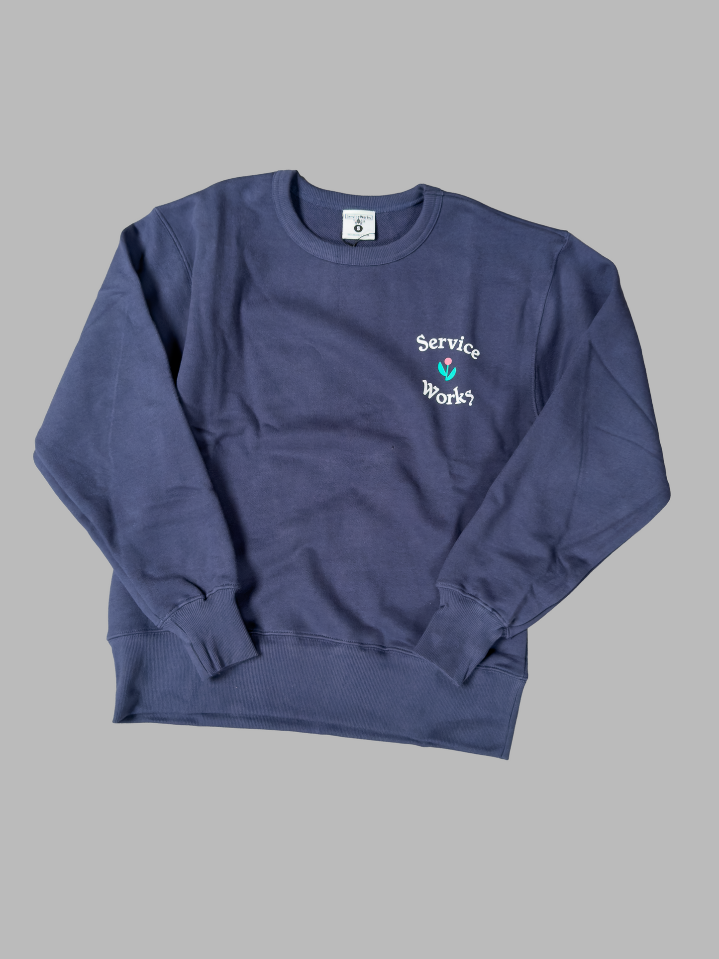 IN BLOOM CREWNECK - NAVY
