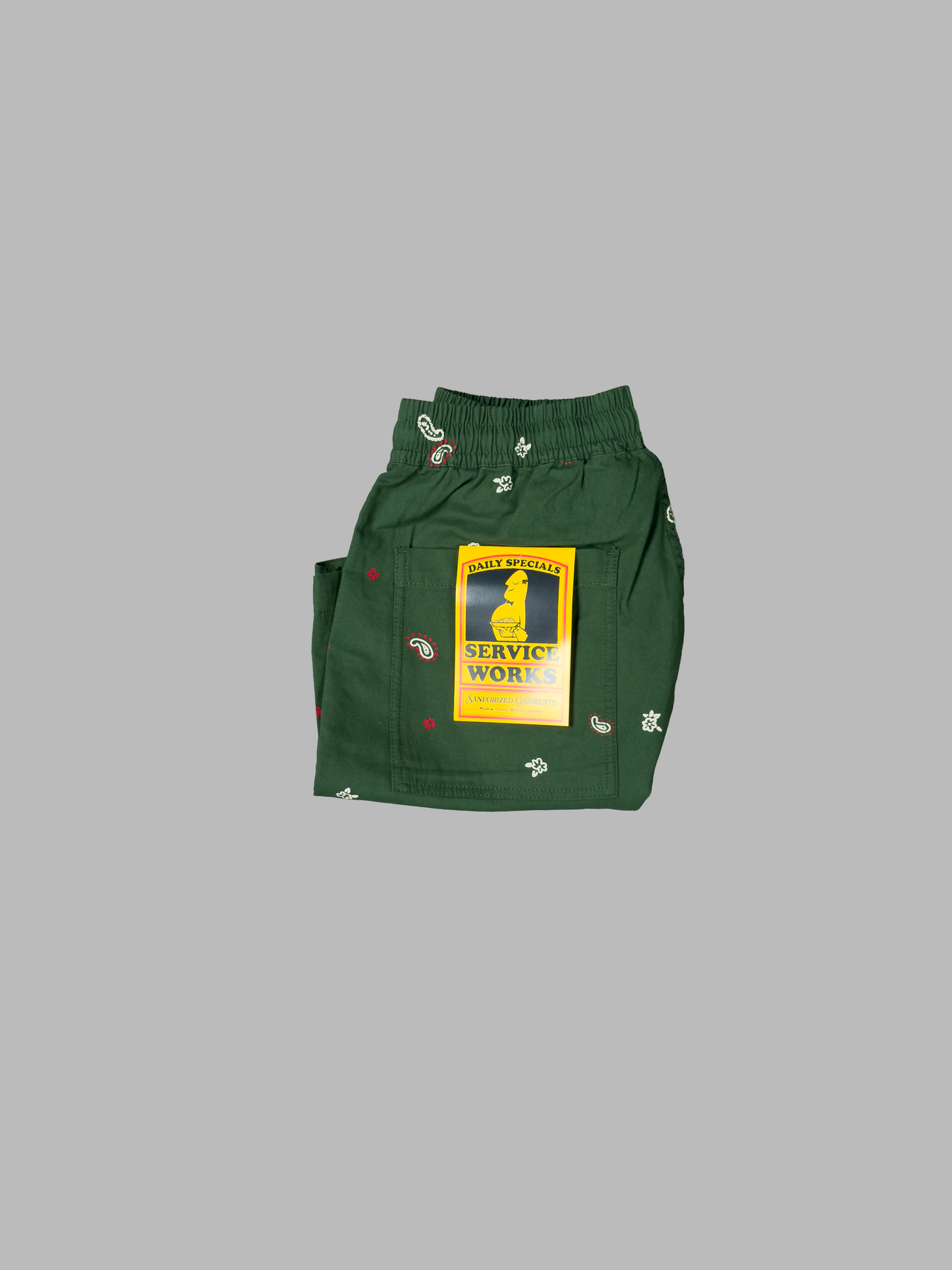 PAISLEY CHEF SHORTS